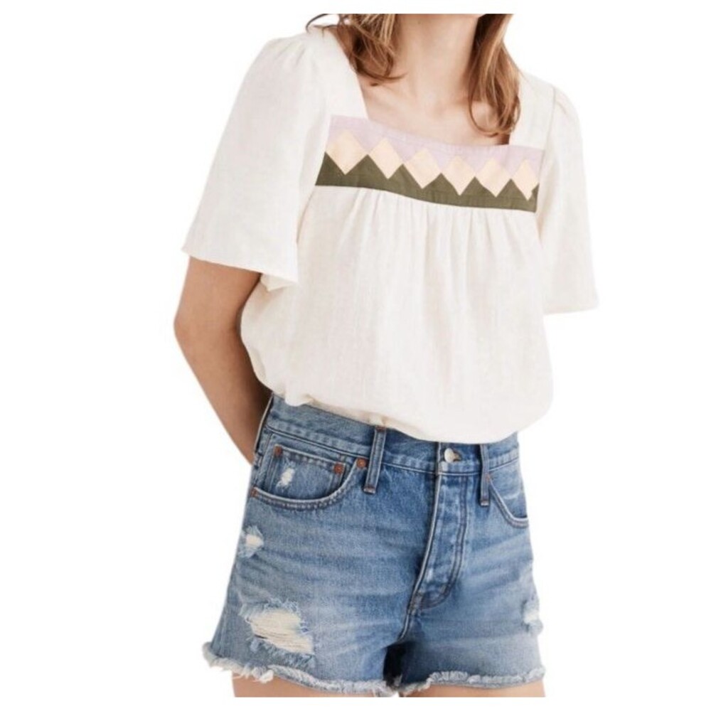 Madewell size 28‎ Relaxed Denim Shorts in Homecrest Wash Ripped Edition jeans